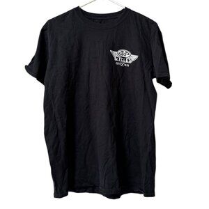 J & P Cycles Ride Wrench Race T Shirt Black Short  Sleeve Size Large Cotton Bike